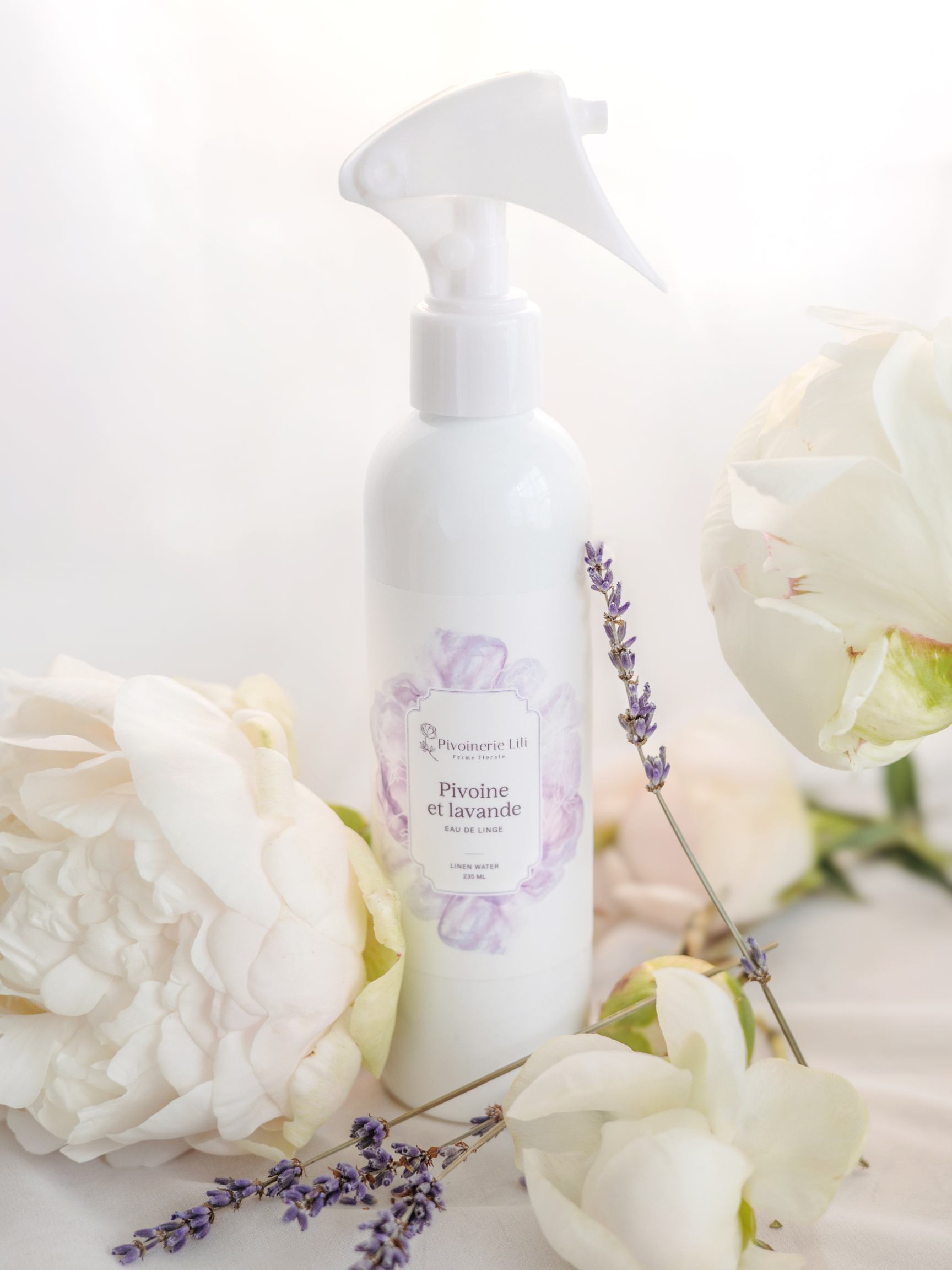 Eau de linge – Pivoine & Lavande